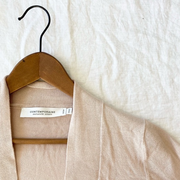 Blush Contemporaine Minimalist Open Cardigan - Picture 6 of 11